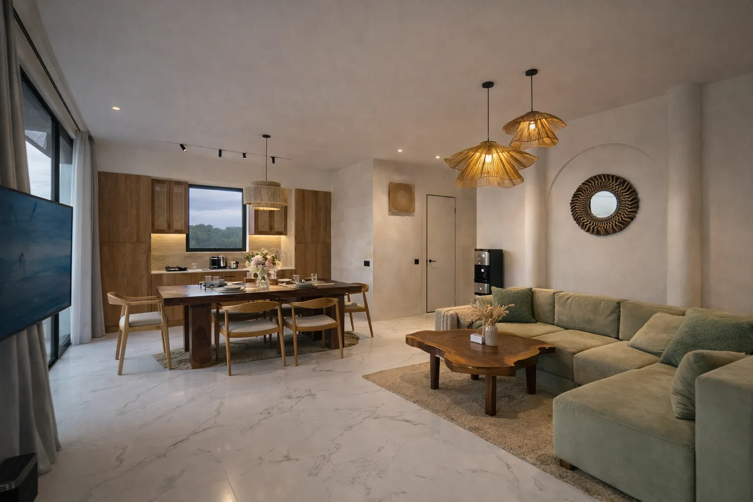 White Residence · σαλόνι