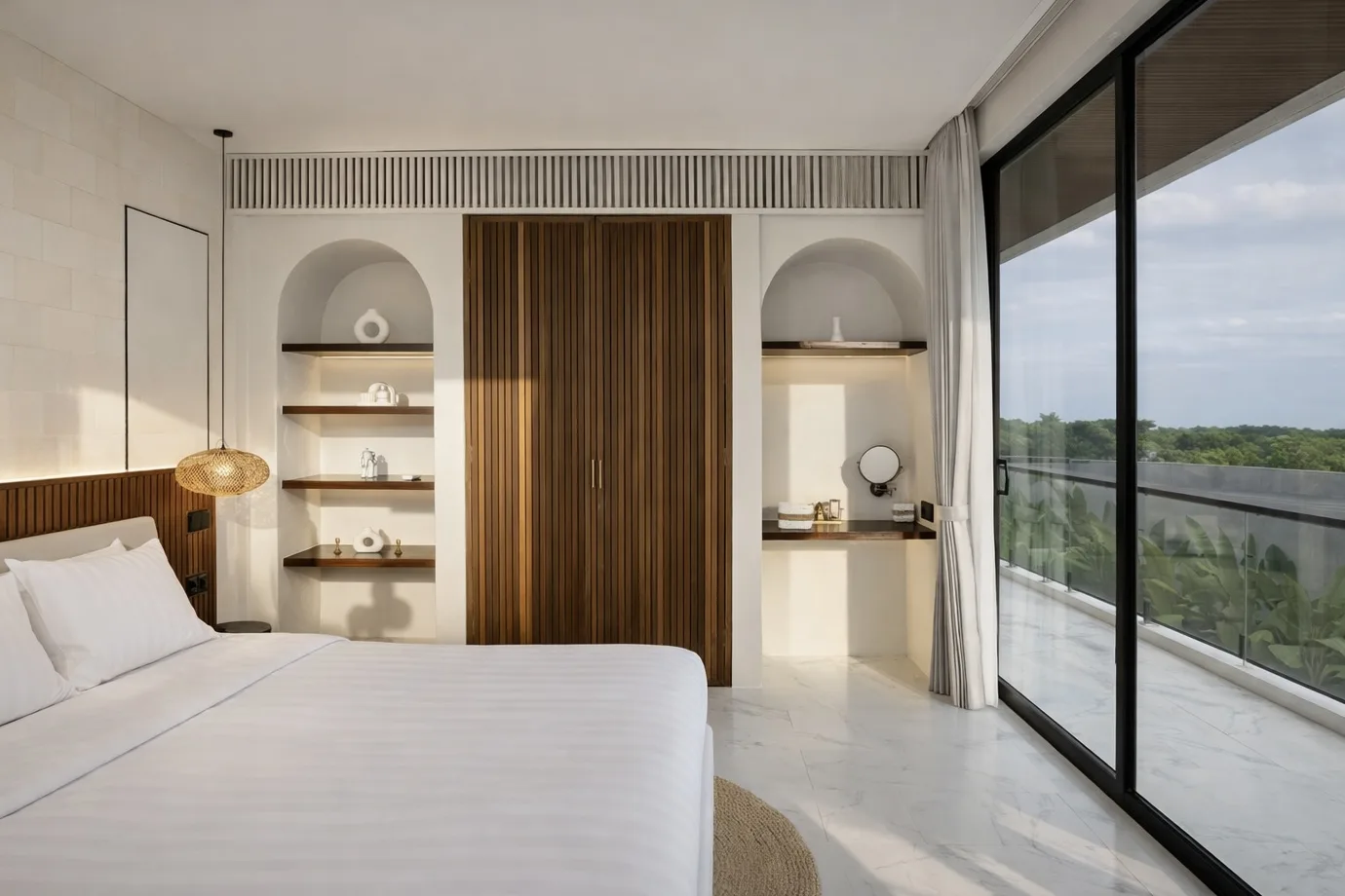 White Residence · υπνοδωμάτιο